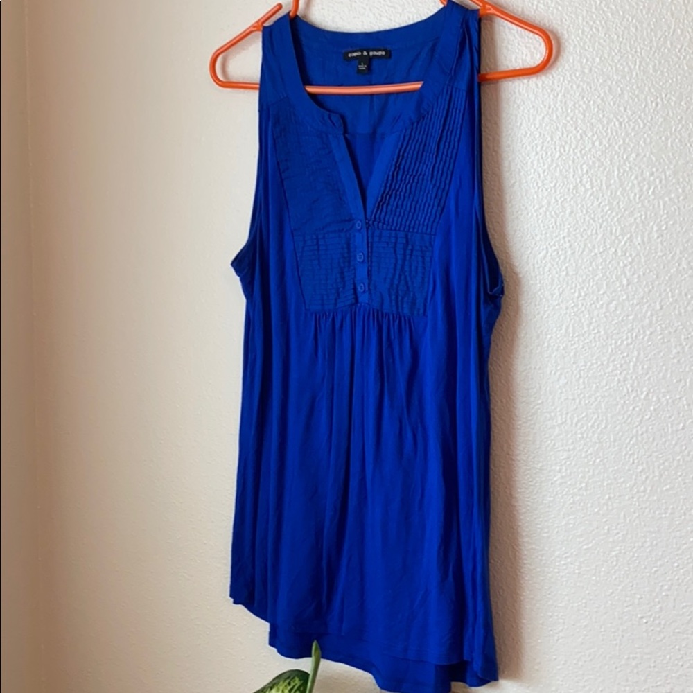 Cable & Gauge Blue tank